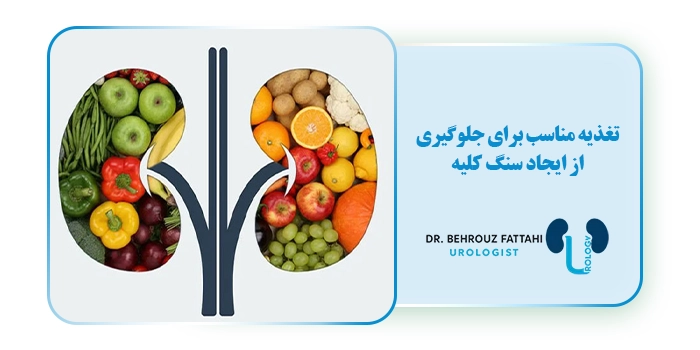 تغذیه مناسب برای جلوگیری از ایجاد سنگ کلیه